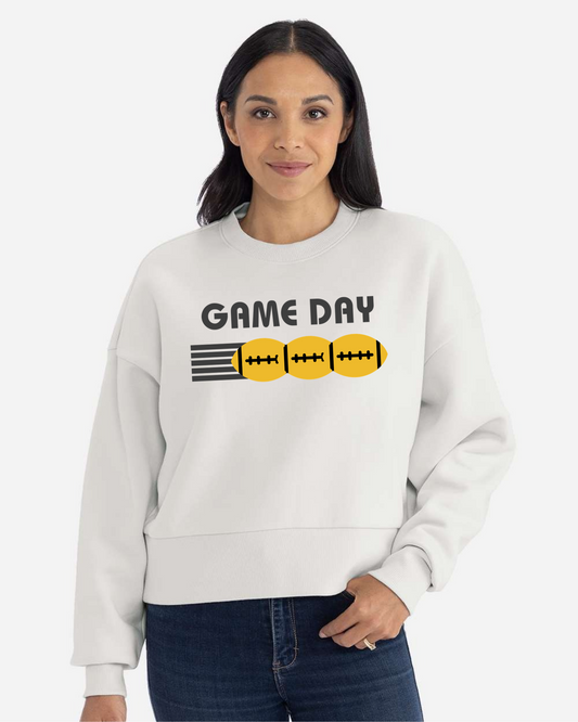 Football Game Day Graphic Sweatshirt
