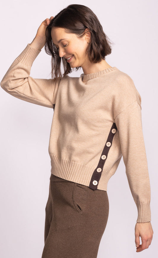 Button Detail Sweater