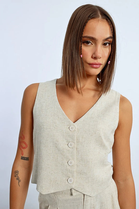 Linen Bolero