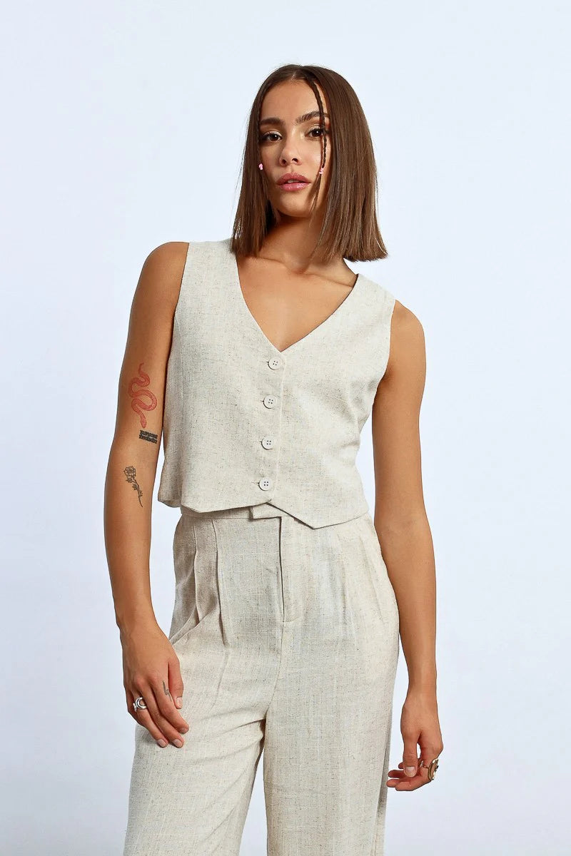 Linen Bolero