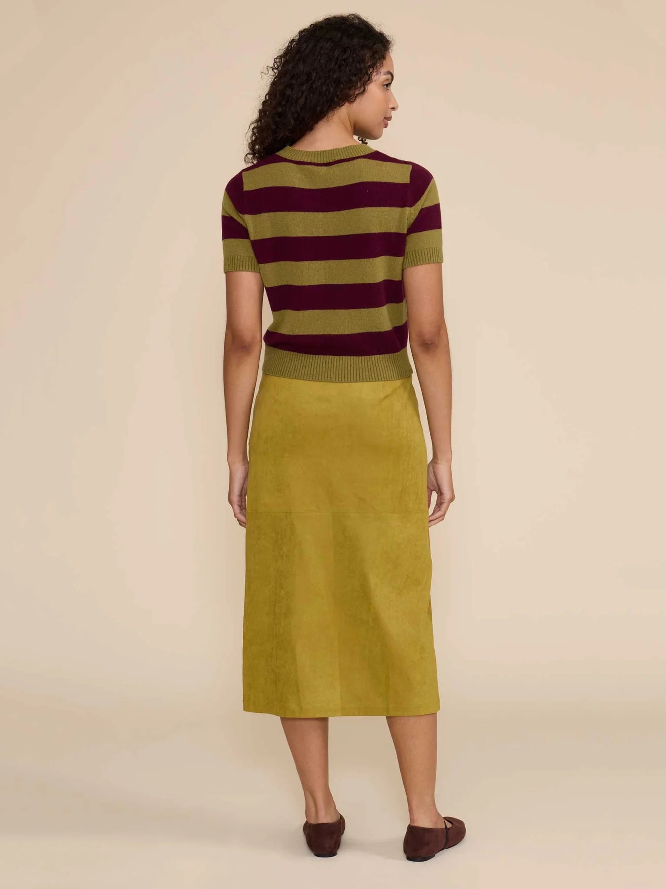 Lindsay Faux Suede Skirt