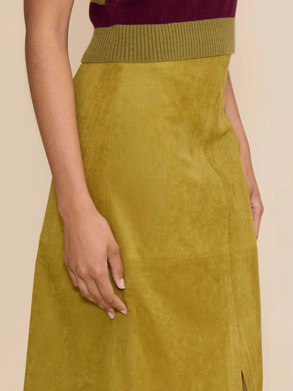 Lindsay Faux Suede Skirt