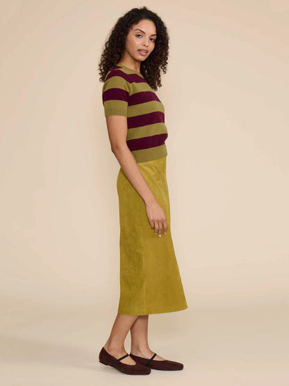 Lindsay Faux Suede Skirt