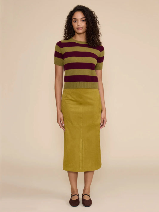 Lindsay Faux Suede Skirt