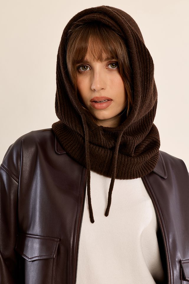 Ribbed Knit Balaclava