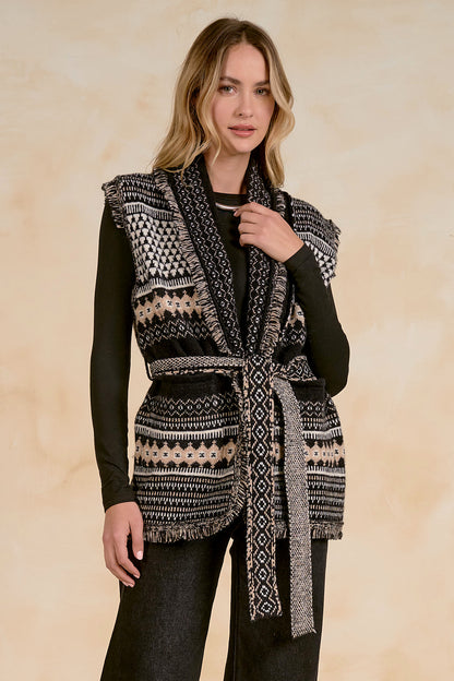 Echo Sleeveless Cardigan