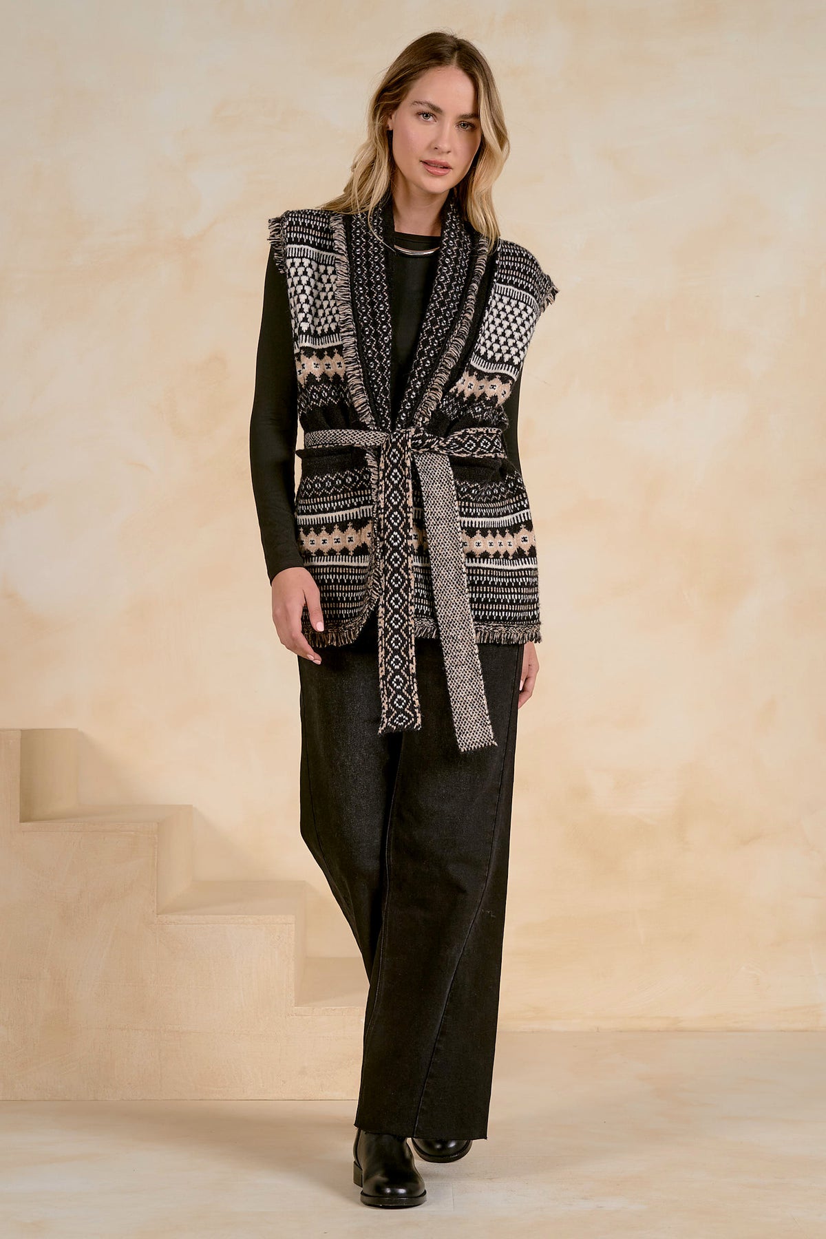 Echo Sleeveless Cardigan