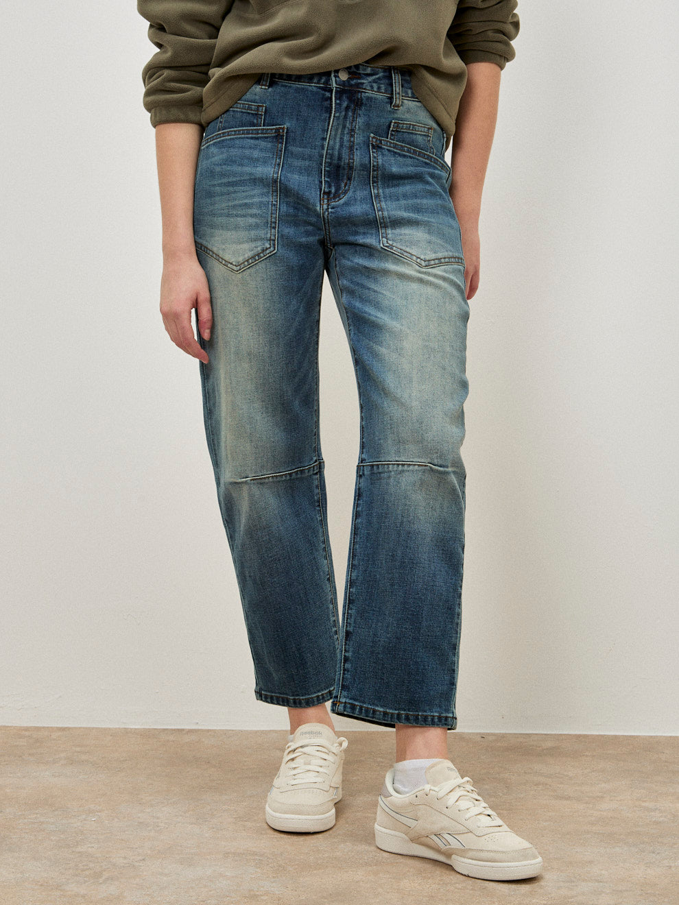 Mya Utility Barrel Jean