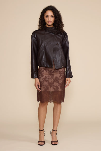 Cierra Lace Midi Skirt