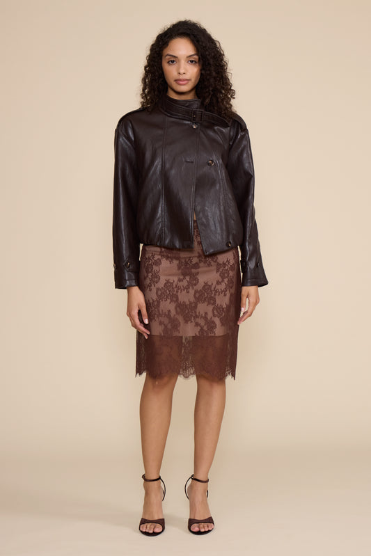 Cierra Lace Midi Skirt