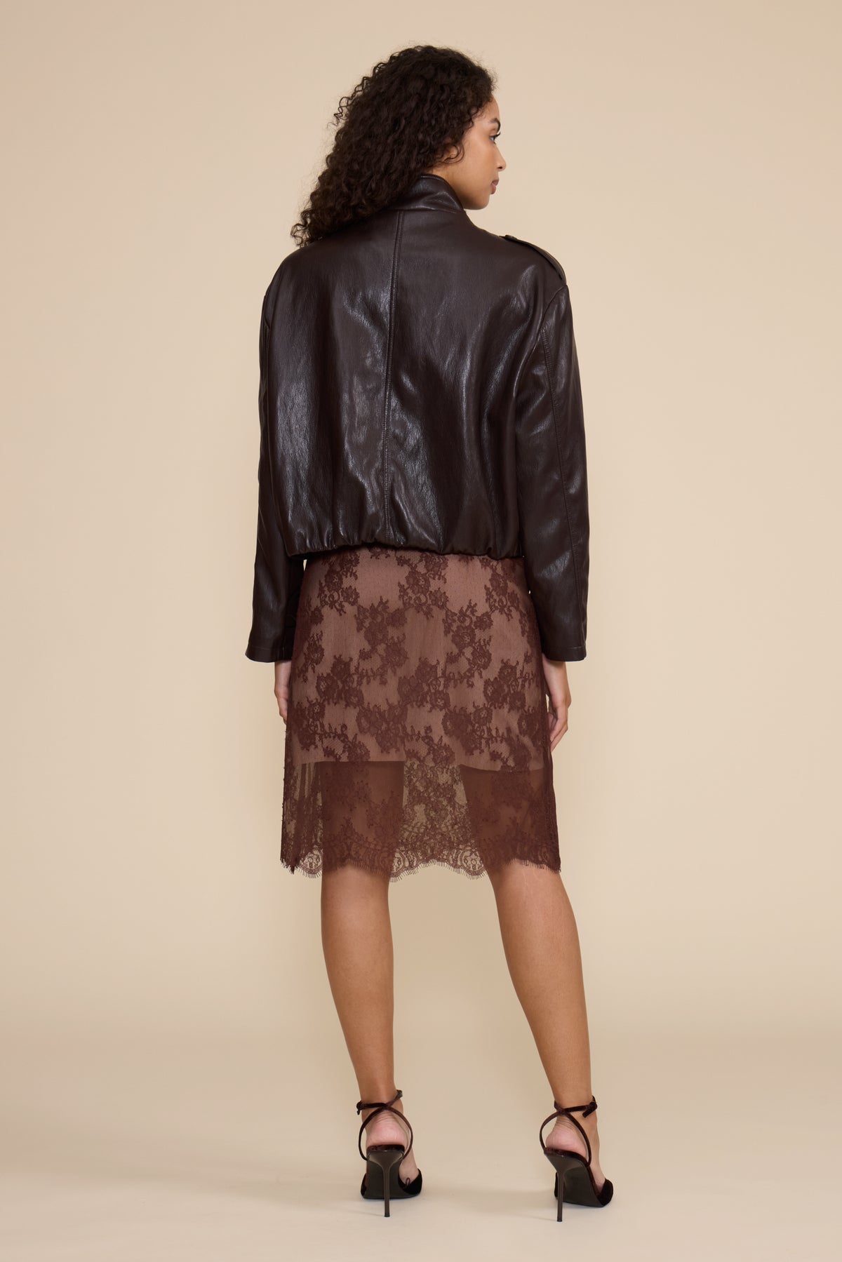 Cierra Lace Midi Skirt
