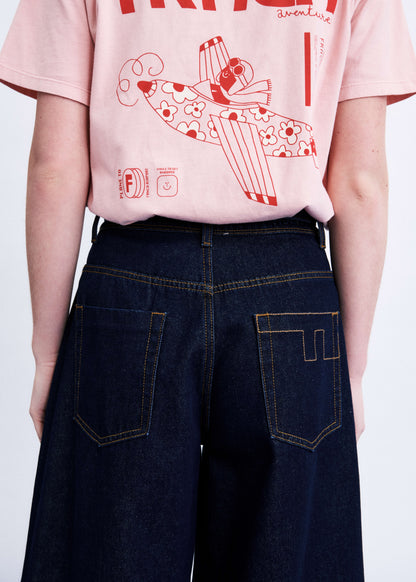 Sarakiniko Denim Gaucho Culottes