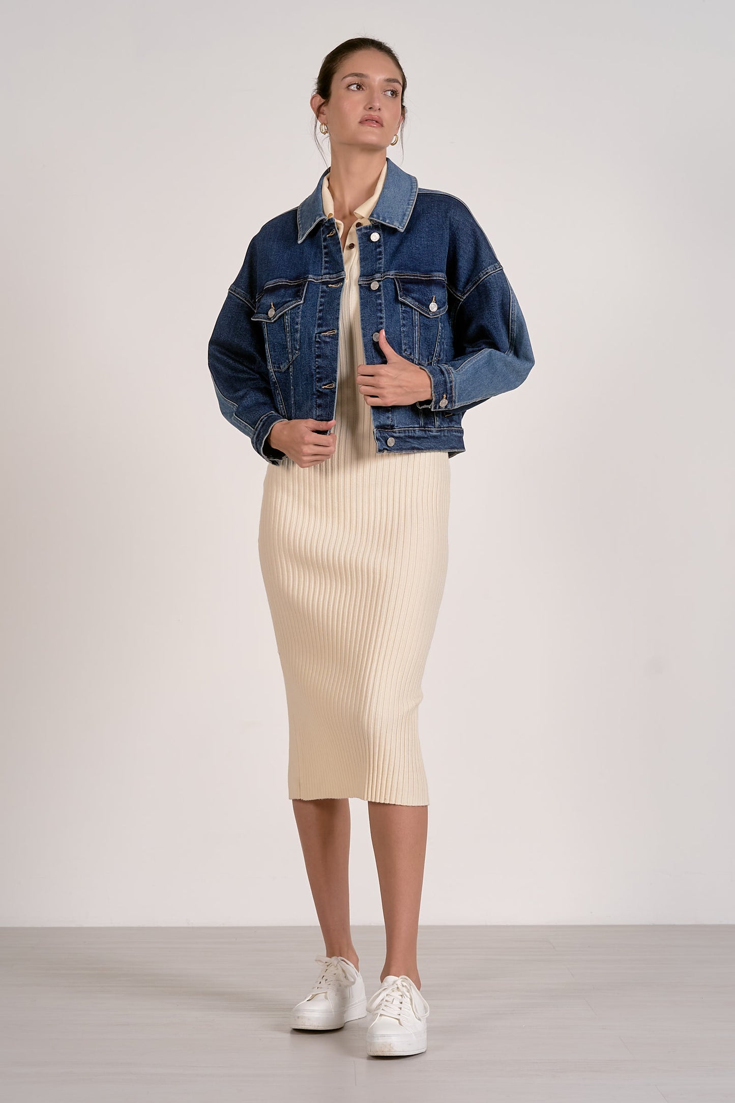 Two Tone Jean Jacket