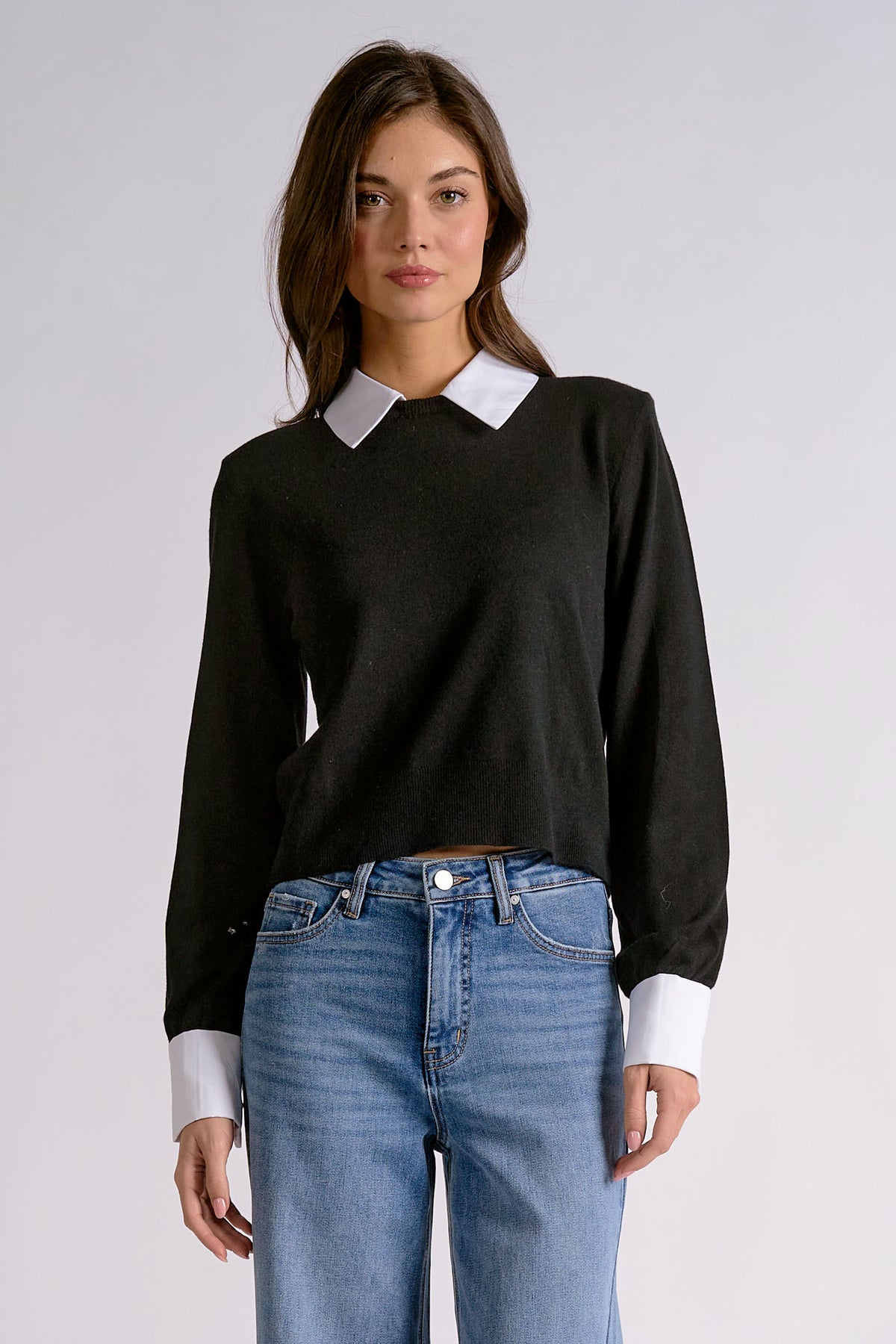 Layered Look Sweater