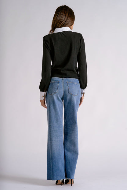 Layered Look Sweater