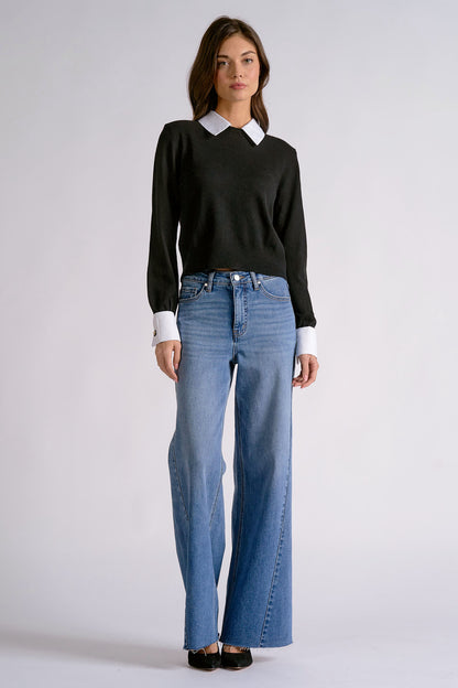 Layered Look Sweater