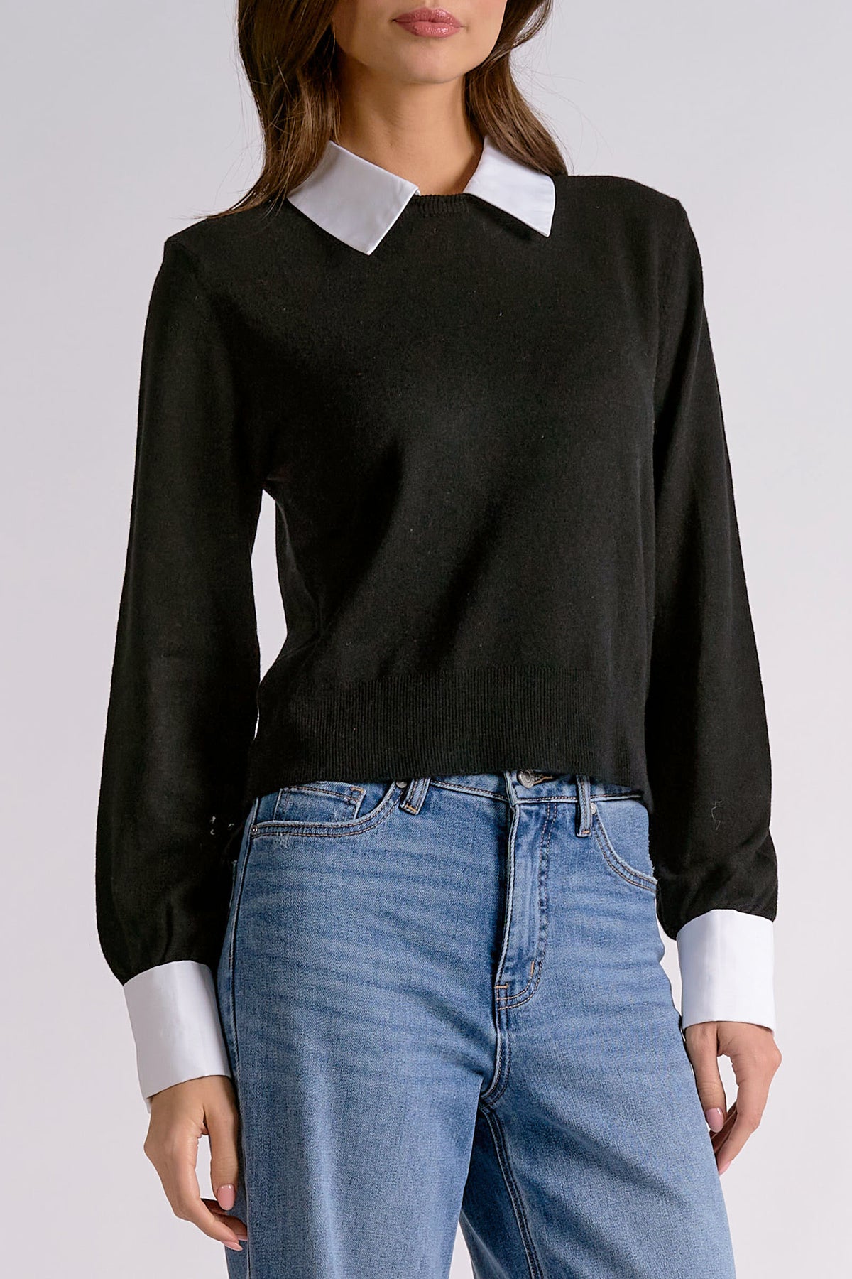 Layered Look Sweater