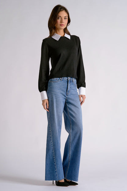 Layered Look Sweater