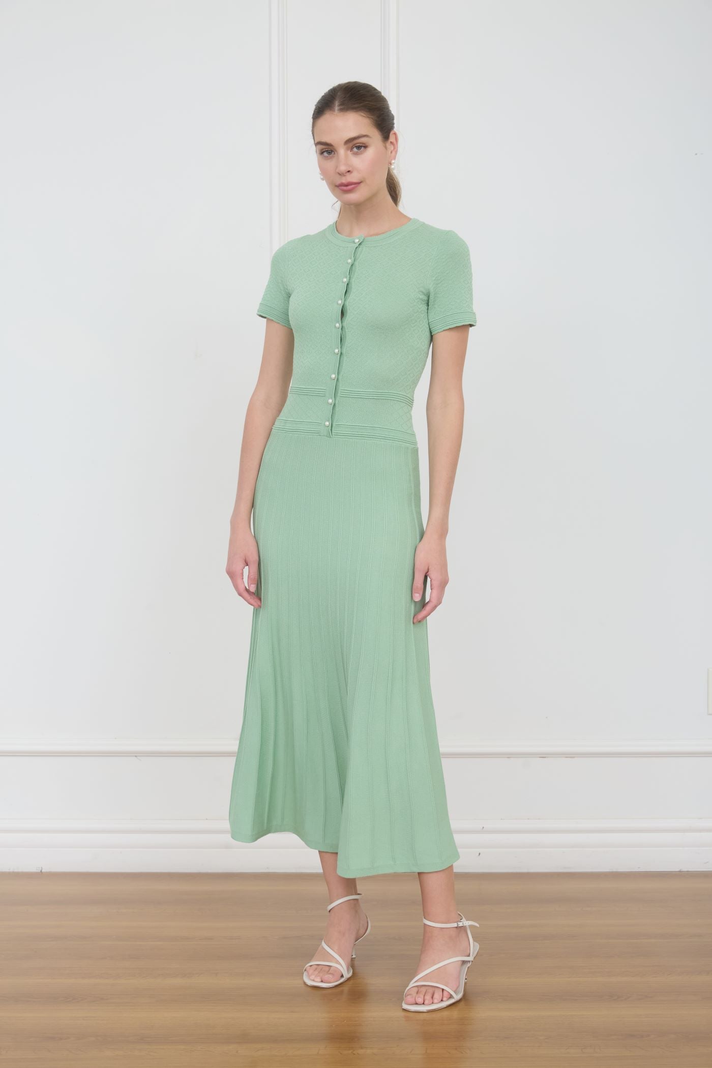 Short Sleeve Knit Dress