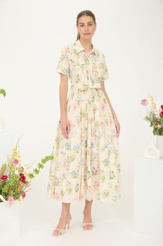 Floral Shirt Dress