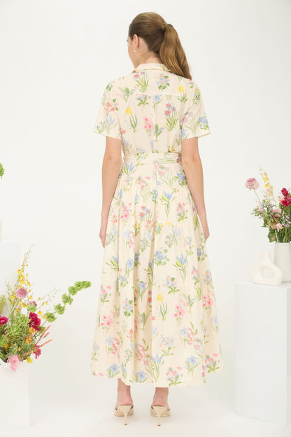Floral Shirt Dress