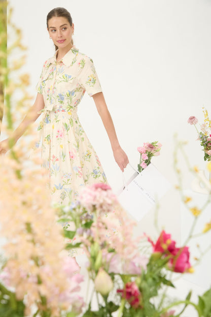 Floral Shirt Dress