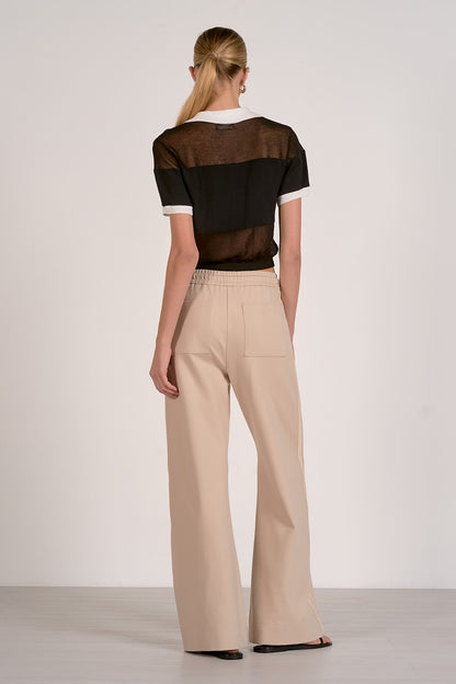 Sheer Short Sleeve Sweater
