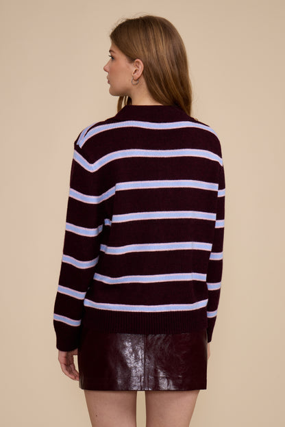 Bailey Relaxed Polo Sweater