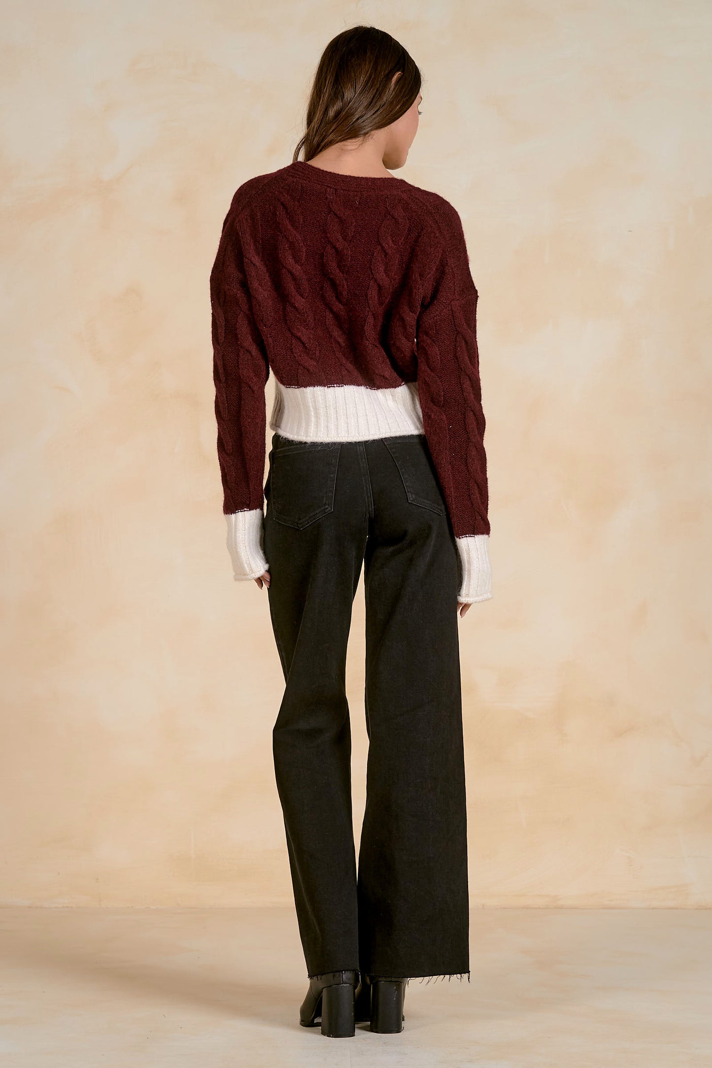 Color Block Cardigan