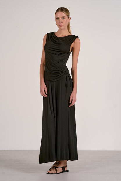 Cap Sleeve Drape Top