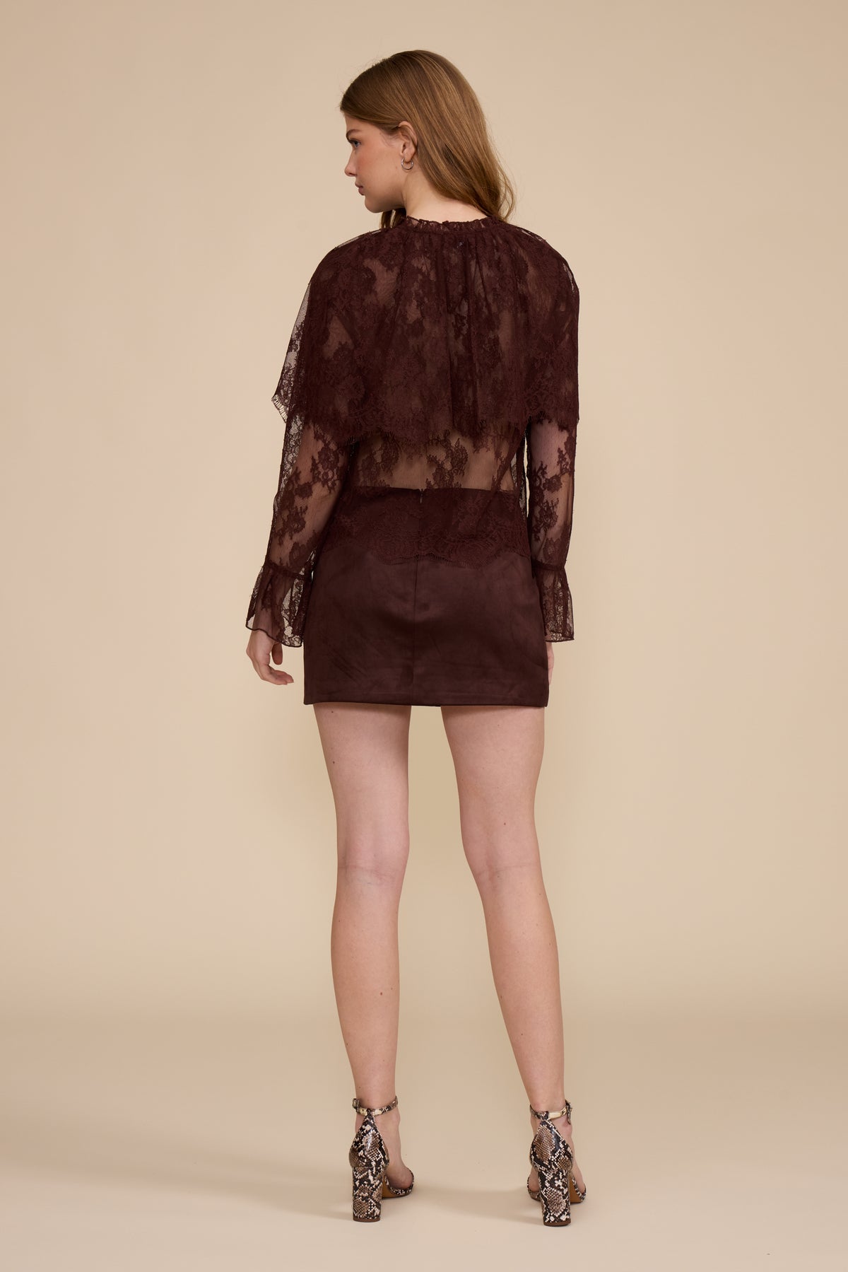 Lili Lace Capelet Top