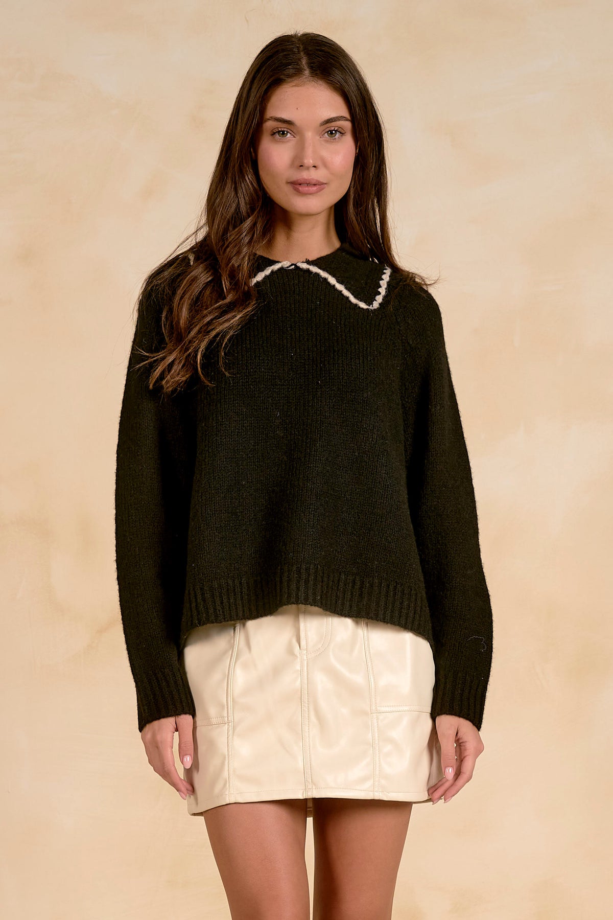 Stitch Collar Sweater