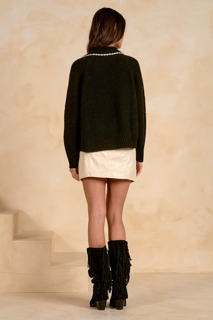 Stitch Collar Sweater