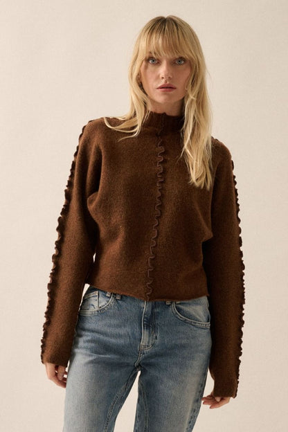 Exposed Seam Sweater