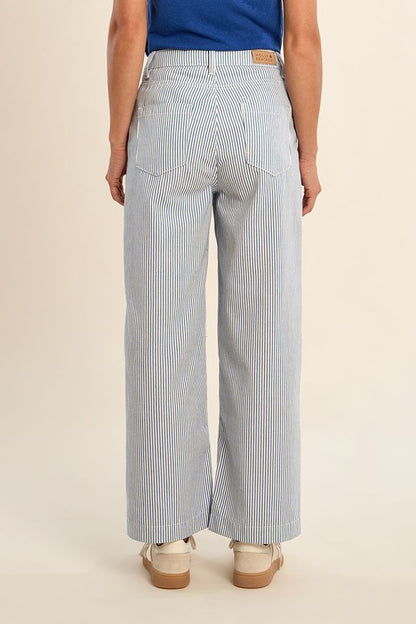 Pinstripe Woven Pants