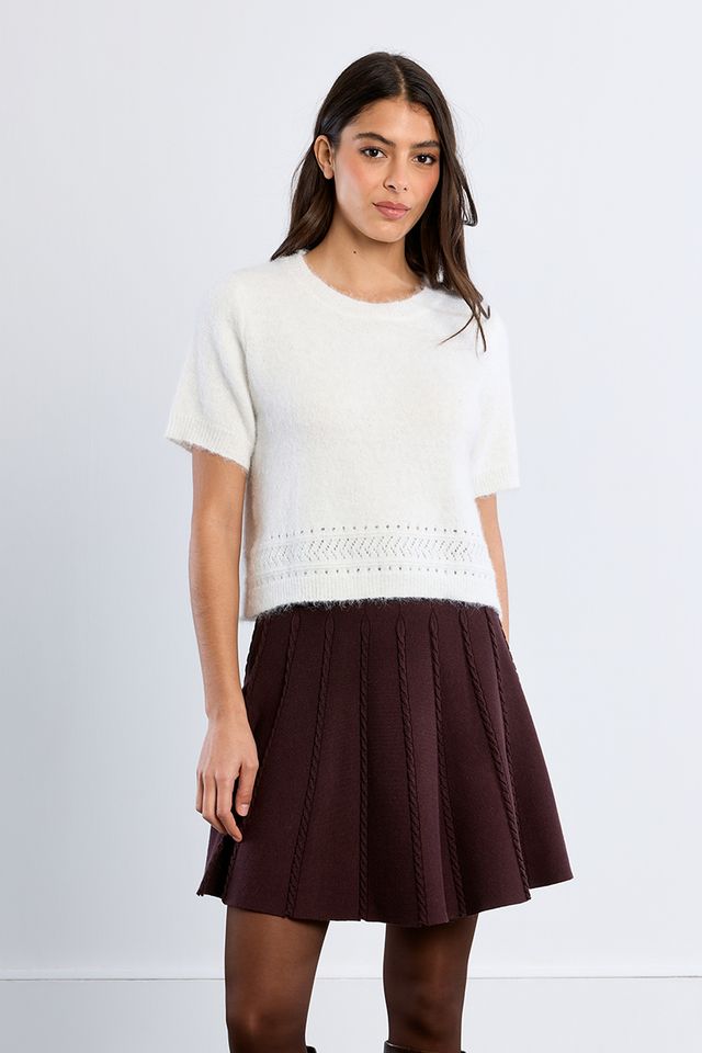 Knit Mini Skirt