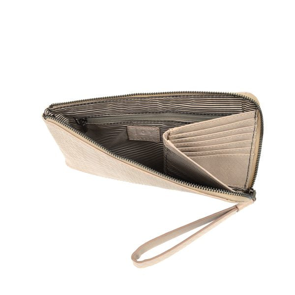 Tina Python Zip Around Wristlet