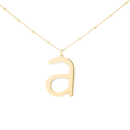 Lowercase Initial Necklace