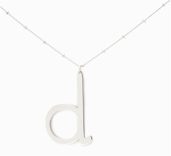 Lowercase Initial Necklace