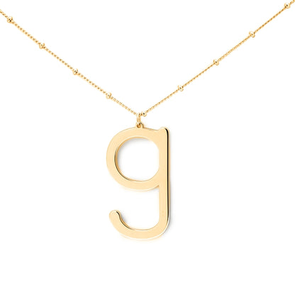 Lowercase Initial Necklace