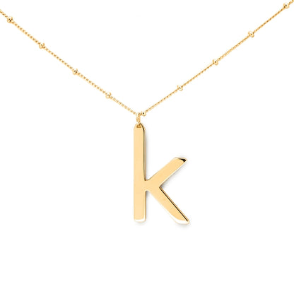 Lowercase Initial Necklace