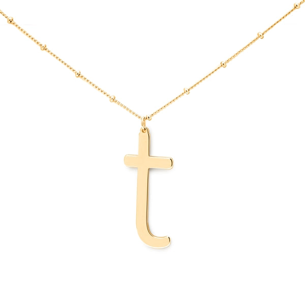 Lowercase Initial Necklace