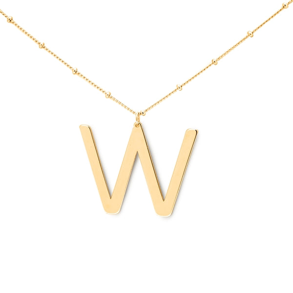 Lowercase Initial Necklace